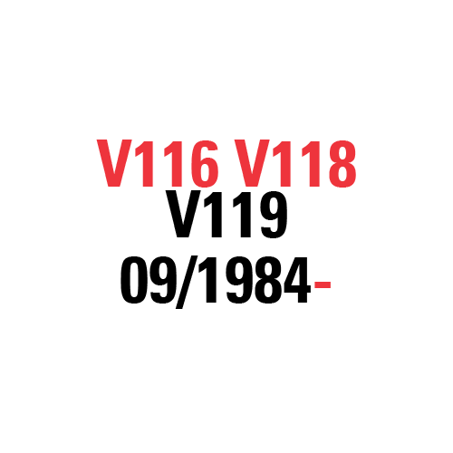V116 V118 V119 09/1984-
